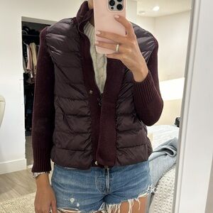 Moncler Maglione Quilted Tricot Cardigan Jacket small